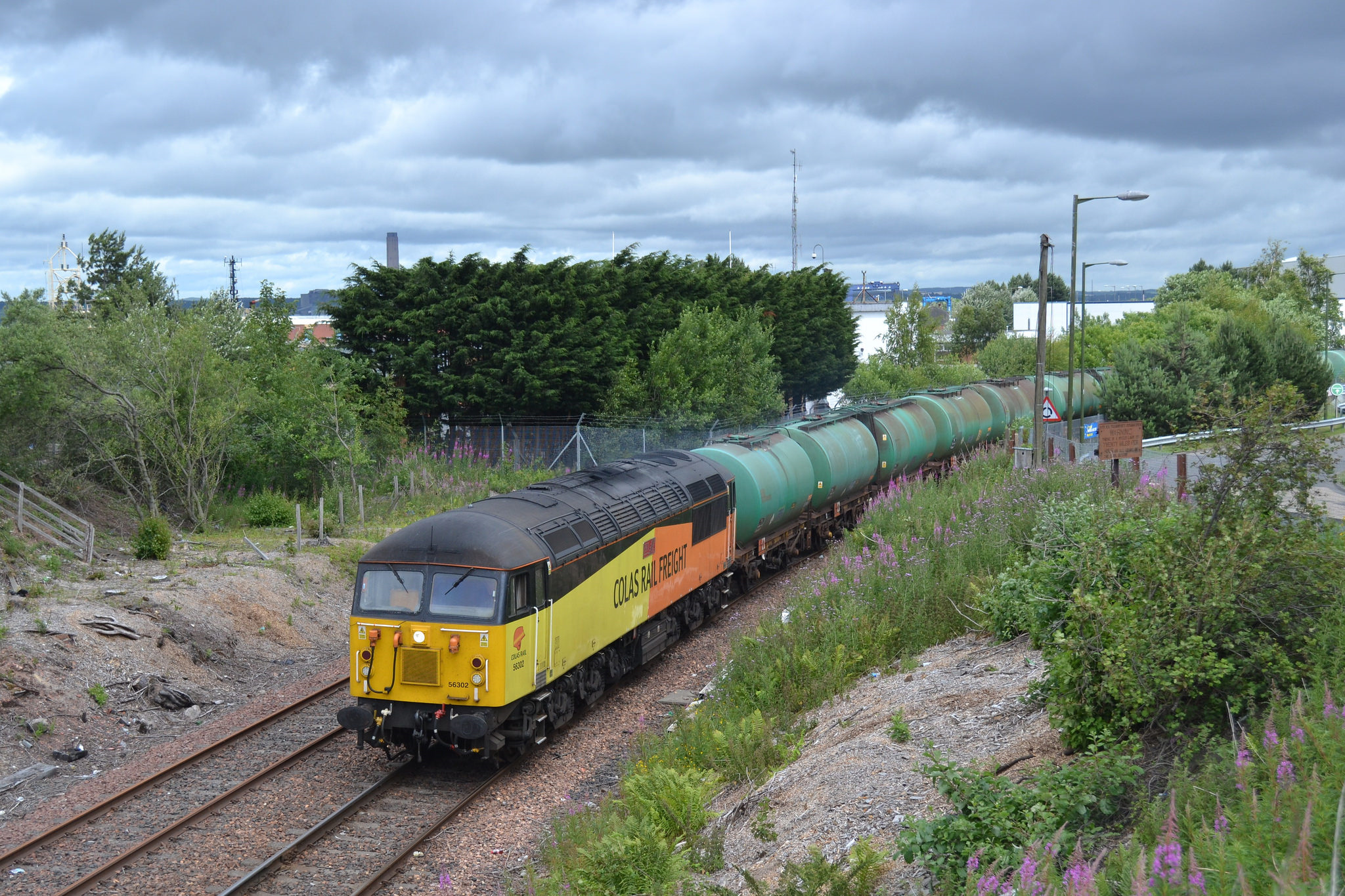 56302 6Y56 Grangemouth to Fort William Sunday 2nd July 2017