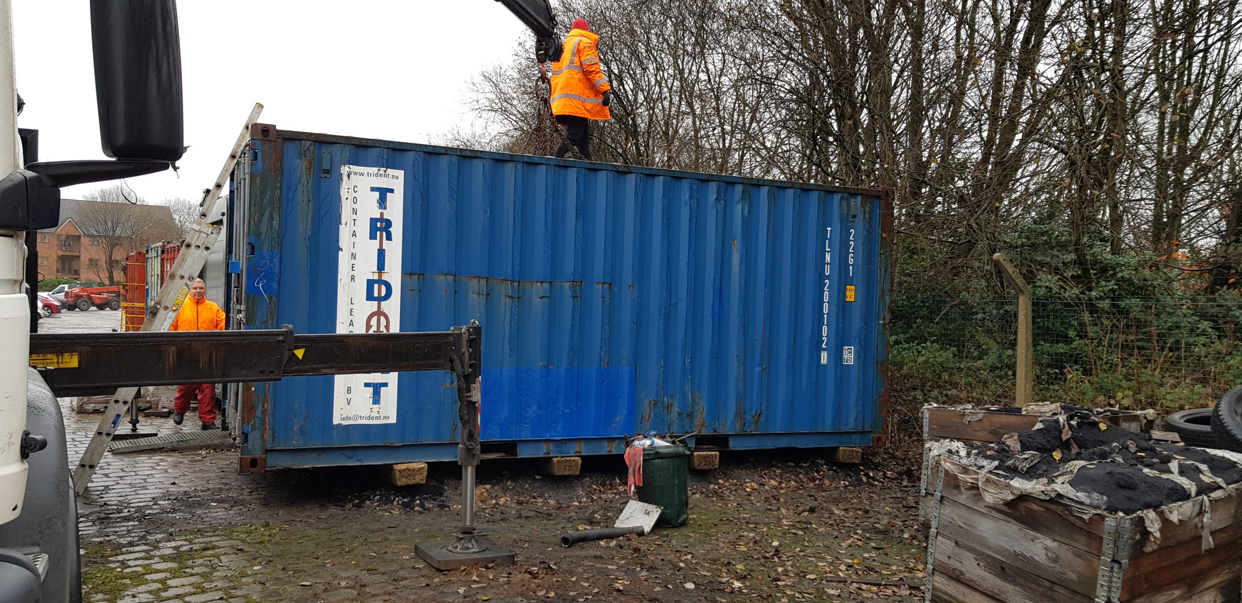 C56G Container delivered to East Lancashire Railway
