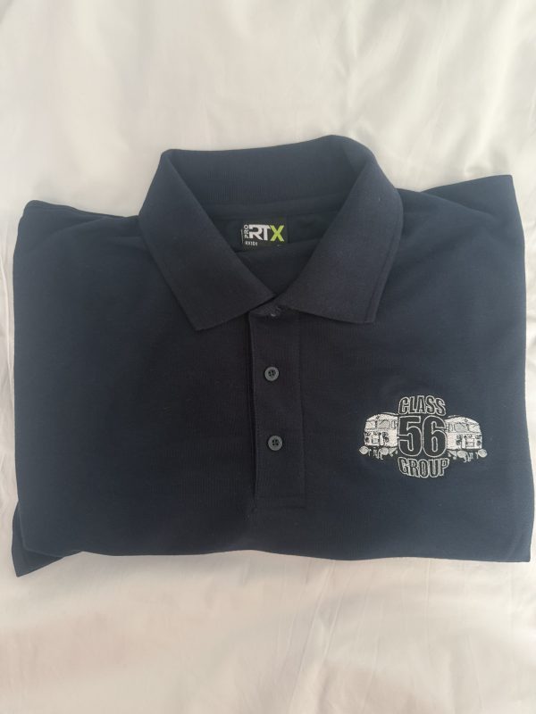 Blue Polo Shirt Class 56 Group Logo