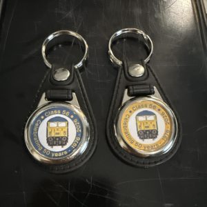 Celebrating 50 Years Keyrings
